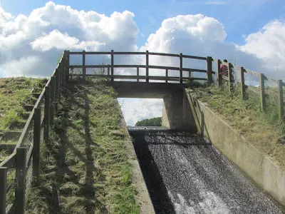 Image courtesy of Chris Reynolds, Tring. Wilstone Reservour Outflow