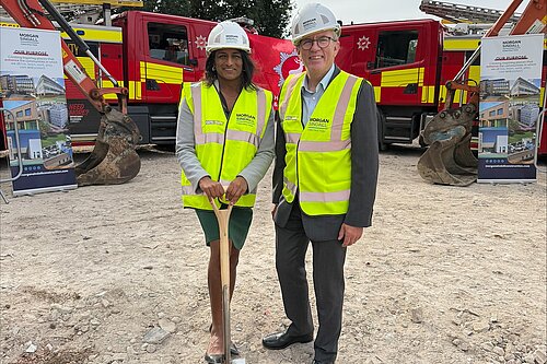 Cllrs Ajanta Hilton and Steve Jarvis