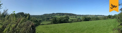 Blackdown Hills AONB near Upottery