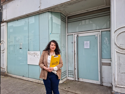 Victoria Collins out in our local high streets